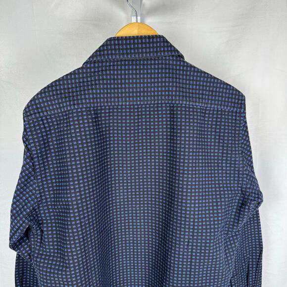 John Miller Tailored Cut Heavy 100% Cotton Button Up Shirt Men's 41/16.25 - Picture 6 of 6
